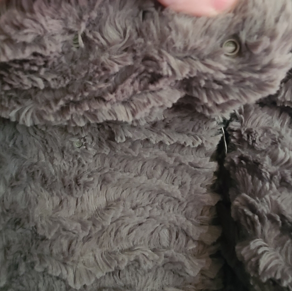 Patagonia Pelage green fuzzy faux fur jacket with pockets! - Picture 6 of 8